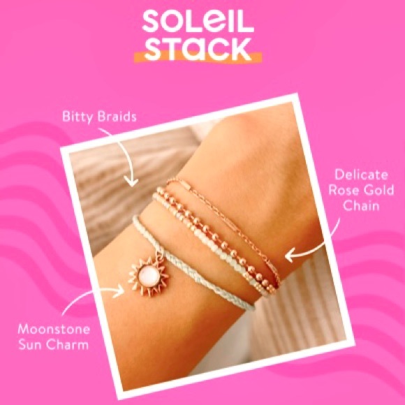 [pura vida] Soliel Stack • August 2022 Monthly Bracelet Club Pack - Picture 3 of 7